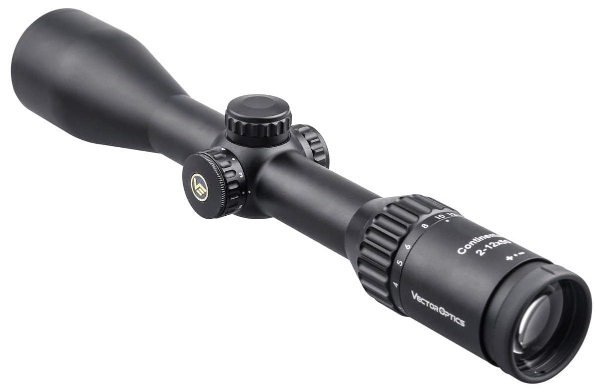 Optics Continental HD 2-12x50 Hunting Scopes 1/4 MOA Rifle Scope