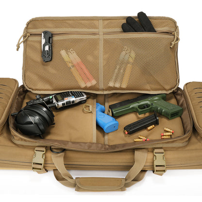 VOTAGOO Double Rifle Case Gun Bag, Safely Long-Barrel Firearm