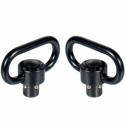 2PCS Heavy Duty Flush Push Button Quick Detach 1.25" Rifle QD Sling