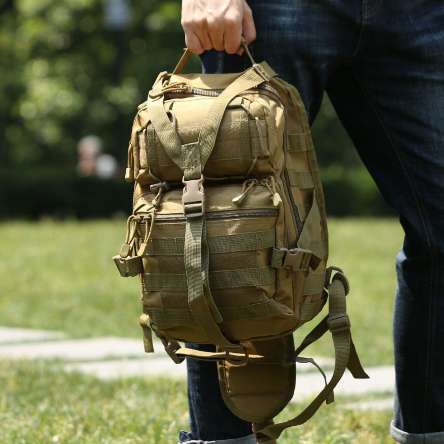 JupiterGear Tactical Military Sling Backpack 15L Shoulder Bag Molle
