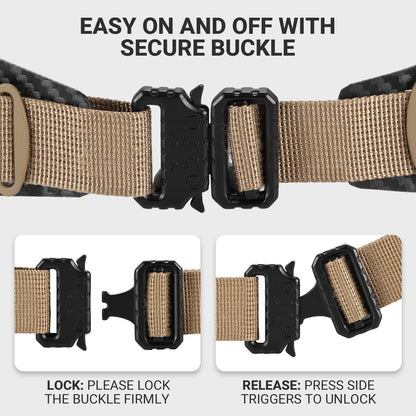 VOTAGOO Tactical Belt, 1.75'' MOLLE Battle Belt with Quick Release