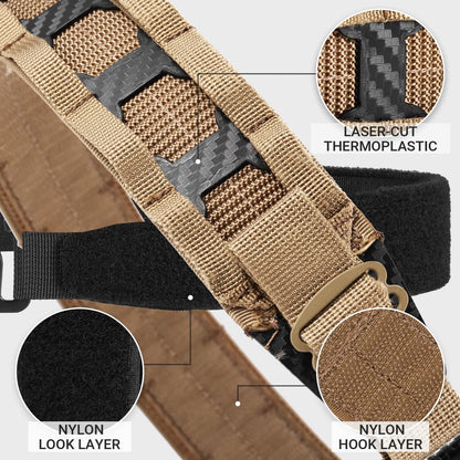 VOTAGOO Tactical Belt, 1.75'' MOLLE Battle Belt with Quick Release