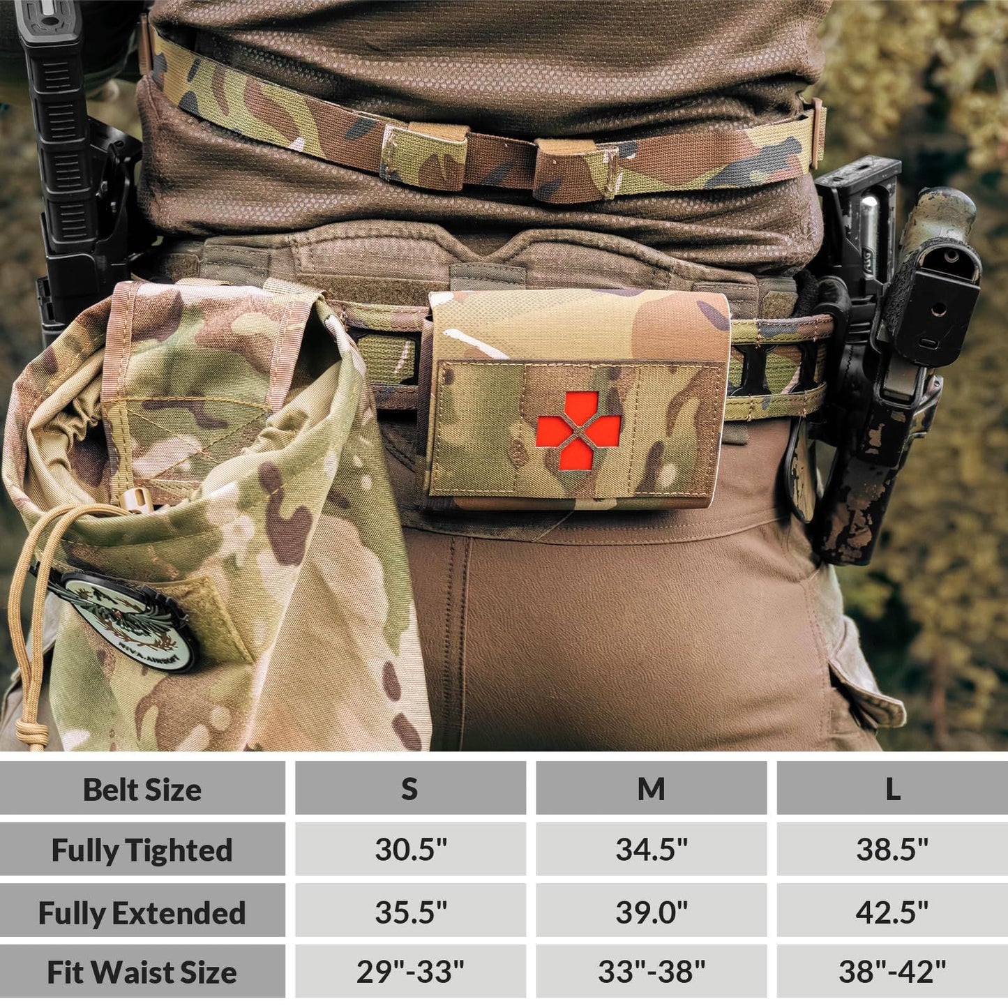 VOTAGOO Tactical Belt, 1.75'' MOLLE Battle Belt with Quick Release