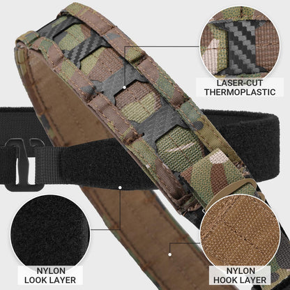 VOTAGOO Tactical Belt, 1.75'' MOLLE Battle Belt with Quick Release