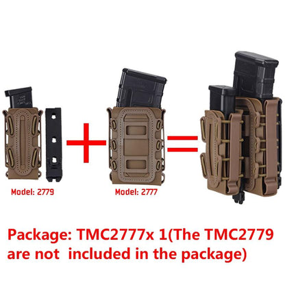 5.56mm 7.62mm Molle Pistol Mag Tactical Magazine Pouch Holster Fastmag