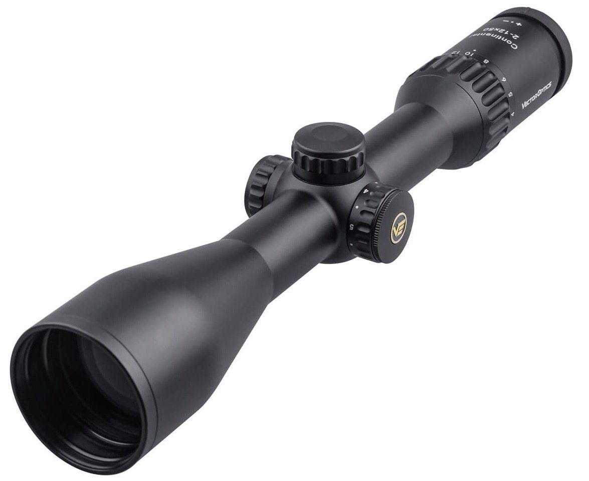 Optics Continental HD 2-12x50 Hunting Scopes 1/4 MOA Rifle Scope