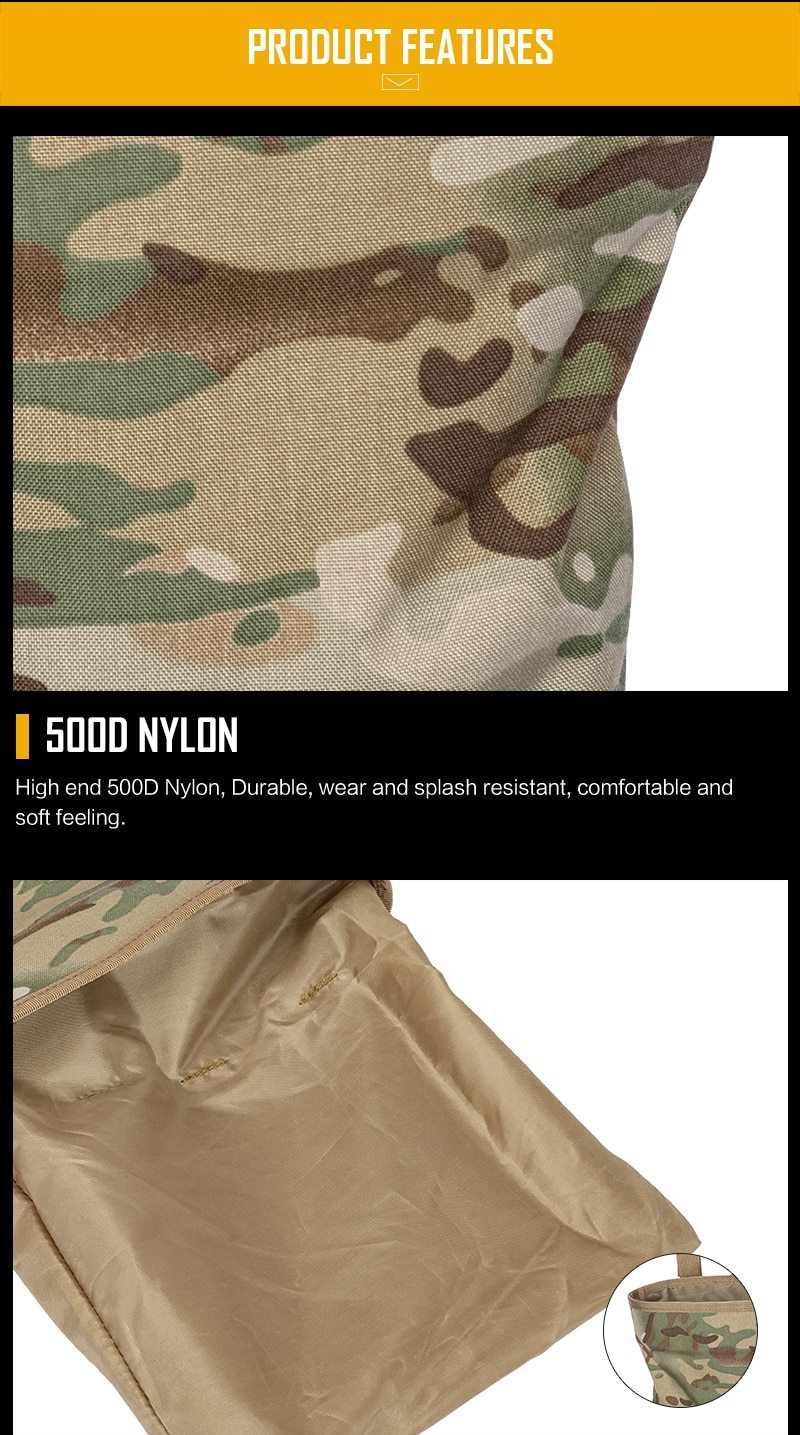 Tactical Magazine Dump Pouch Molle Mag Drop Pouch Recycling Bag