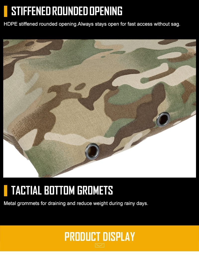 Tactical Magazine Dump Pouch Molle Mag Drop Pouch Recycling Bag